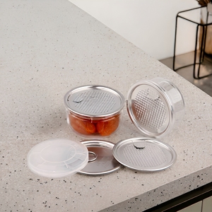 100ml PET Food Grade Plastic <strong>Jar</strong> Round Empty Packaging Can <strong>with</strong> Easy Open <strong>Lid</strong> for Candy Cookie Sugar Baby Food Storage - Product Image 1
