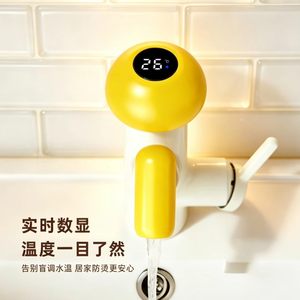 Grifo de Agua con Pantalla Digital de Color Azul, Enriquecido con Oxígeno, 4 Funciones, Grifo de Latón para Lavabo con Diseño de <span class=keywords><strong>Cactus</strong></span> - Product Image 4