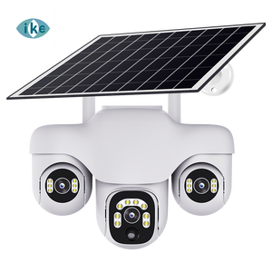 Беспроводная 4G PTZ-камера видеонаблюдения V380pro Mini на солнечной батарее, 6 МП, с 3-осевой поворотной линзой, 360 градусов, солнечная сигнализация, ночное видение, облачное хранилище - Product Image 1