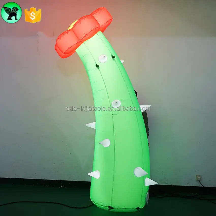 Kids Event Decor Inflatable Customized Festival Kids Party Inflatable Cactus For Holiday Decor A8376