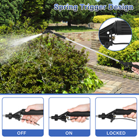 Vente en gros, pulvérisateur universel pour lavage de jardin, lance, pistolet télescopique en aluminium