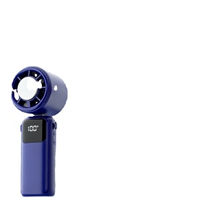 Ultra High Speed Portable Handheld Semiconductor Ice Compress Cooling 100-Speed Stepless Rechargeable <b>Mini</b> <b>Fan</b> for Travel - Product Image 1