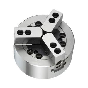 Mandrin à trou traversant réglable à 3 mâchoires à grande vitesse de 200mm à centrage automatique pour machine à tour - Product Image 3