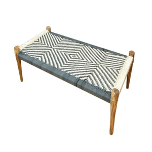 Cama Tradicional de Diseño Manji, Charpai de Madera, Colorida y Elegante, Charpoy Tejida a Mano, Cama Palang - Product Image 2