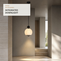 Lámpara Colgante LED Moderna de Alabastro Natural para Comedor, Isla de Cocina, Bar, Dormitorio