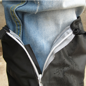 Buena calidad PVC reutilizable Anti-deslizamiento de los hombres de la motocicleta de alta superior impermeable de PVC cubiertas de zapatos al aire libre chanclos para la lluvia - Product Image 5