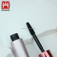 Tube de mascara en verre transparent vide écologique avec bouchon en bambou naturel, emballage cosmétique, conteneur de sérum pour cils de 10 ml