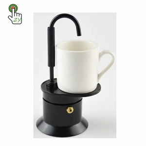 Cafetera Espresso Mini <span class=keywords><strong>Express</strong></span> de Estilo Italiano, Color Mármol, Cafetera Moka de Aluminio - Product Image 3