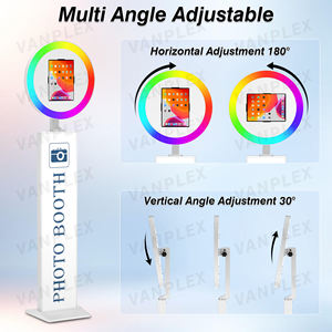 Photomaton universel en métal pour iPad avec anneau lumineux RGB, flight case et garantie de 2 ans - Direct usine - Product Image 3