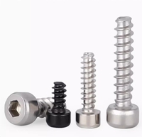 LeGood M3 Sekrup Tap Kepala Datar Panjang 8mm Kelas 4 Ulir Standar Baja Tahan Karat 304 Sistem Pengukuran Metrik