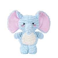 Jouet pour chien en forme d'éléphant à grandes oreilles - un jouet à mordre durable et amusant pour les enfants, une peluche sonore pour les Corgis, accessoires pour animaux de compagnie