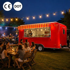 Etodevice Nouvelle Conception Camion de Restauration Mobile Remorque de Cuisine Mobile Food Truck - Product Image 1