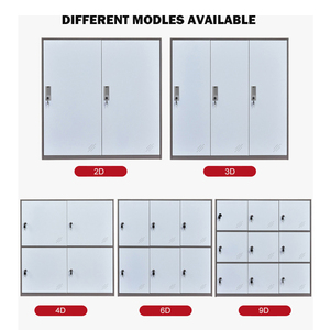 Promotion bureau maison et école <span class=keywords><strong>armoire</strong></span> de rangement avec 6 portes bleu jaune <span class=keywords><strong>blanc</strong></span> - Product Image 4