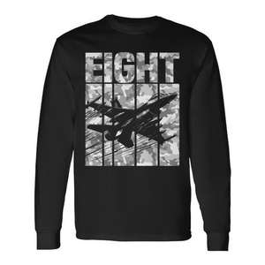 T-shirt militaire à manches longues camouflage pour garçons de 8 ans, cadeau d'anniversaire de 8 ans - Product Image 1