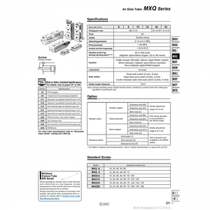 SMC Pneumatics Air Slide Table Equipo de manejo de materiales de la - Product Image 1