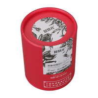 Boîte cylindre personnalisée de bonne qualité, pour bonbons, Tube rond en papier rouge avec bords épais, 20 pièces