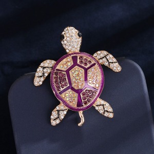 Broche <span class=keywords><strong>de</strong></span> Tortuga Pequeña <span class=keywords><strong>y</strong></span> Linda, Estilo Europeo <span class=keywords><strong>y</strong></span> Americano, Accesorios <span class=keywords><strong>de</strong></span> Ropa para Mujer, Joyería - Product Image 4