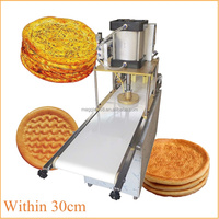 Tortilla automatique pneumatique Pizza-Ancienne crêpe 120W Base de croûte de pizza Pâte Pita Presse Presseur Naan Make Machine