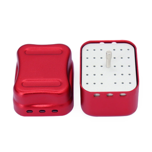 Degao 30 Holes Aluminum Alloy Dental Endo <b>File</b> Storage <b>Box</b> Autoclavable Root Canal Instrument Disinfection Holder Case - Product Image 4