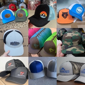 Casquettes de camionneur Richardson 112 personnalisées en gros, design de mode, fabricant chinois, avec logo personnalisé, patch en cuir sport, broderie - Product Image 2