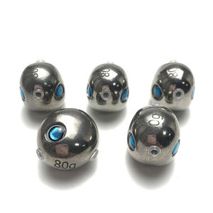 Plomb de pêche en tungstène 97% en forme de tête d'oiseau, yeux rouges <span class=keywords><strong>et</strong></span> bleus, en alliage d'acier tungstène à haute densité, pour la pêche au leurre - Product Image 4