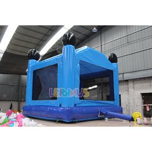 Commercio all'ingrosso blu zampa gonfiabile cane pattuglie <span class=keywords><strong>di</strong></span> rimbalzo casa buttafuori con cartone scivolo castello gonfiabile scivolo per bambini adulti - Product Image 6