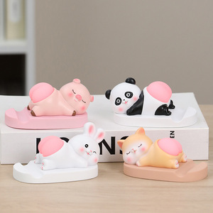 <b>Cute</b> Phone Stand Cartoon Animal <b>Doll</b> With Bouncy Butt Desk Decor For Home Office Gift - Product Image 1
