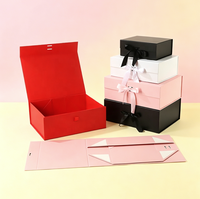 Caja de Regalo Rígida de Lujo con Logotipo Personalizado, Cierre Magnético, Tamaño Personalizado, Hecha a Mano, Papel Recubierto, Forro de Esponja, Estampado en Caliente