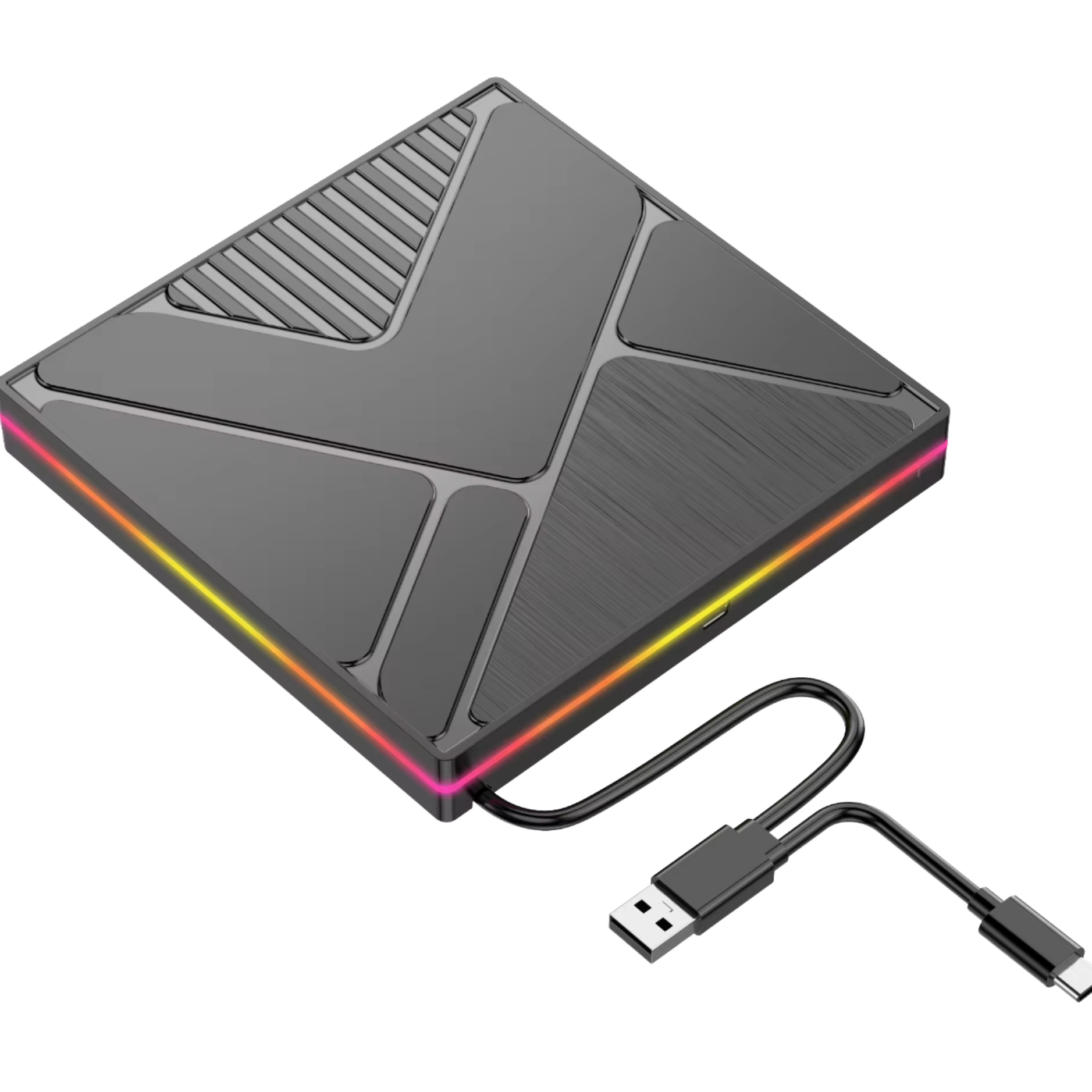 OEM USB3.0 Type C External CD/DVD Drive 8X DVD/24X CD Super Fast Speed Plastic Burner USB3.0 Type C DVD 8X CD24X Player for Laptop