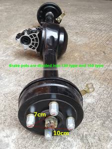 Geluk Cloud Elektrische Driewieler Achteras Assemblage Geïntegreerd Differentieel Kit Split Gear Motor Schijfremdeel <span class=keywords><strong>Model</strong></span> 03 - Product Image 2