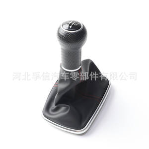 หัวเกียร์รถยนต์หนัง 5 6 สปีด คันเกียร์ตามหลักสรีรศาสตร์สำหรับโฟล์คสวาเก้น โบรา เอฟเอ็กซ์ 01 กรอบแบบด้าน - Product Image 4