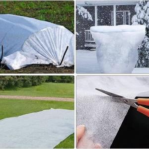 ผ้านอนวูฟเวนลอยน้ำได้คลุมต้นไม้ป้องกันความเย็นจัดสวนสำหรับฤดูหนาวเกษตรกรรม - Product Image 4