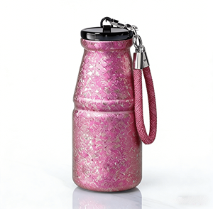 Bouteille isotherme de luxe en titane pur – Tasse thermos pour bureau et affaires – Gourde isotherme sous vide - Product Image 2