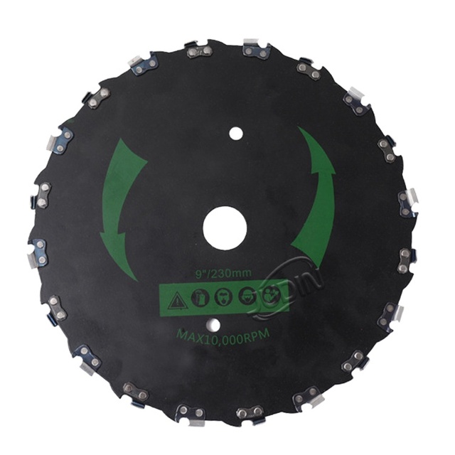 Wheel Brush Lawn Mower Cutter Blade Metal Trimmer Head Grass Trimmer Head and Lawnmower Blade Adapter Grass Trimmer Blade