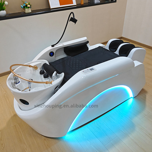 Salone di bellezza <span class=keywords><strong>centro</strong></span> 4D testa Spa Shampoo letto elettrico massaggio corpo letto salone lavello testa terapia sedia Shampoo - Product Image 2