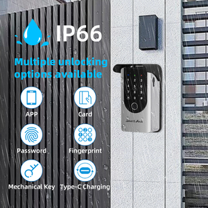 Kenrone tuya App treo tường kim loại lưu trữ thông minh Master khóa Key an toàn hộp cho realtor khóa hộp - Product Image 2