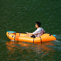 Pas cher Packraft OEM Whitewater Bikerafting Sports nautiques Paddling PVC Boat Higher 5cm Drop Stitch Floor Gonflable Packraft
