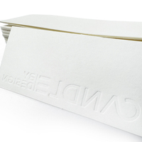 Rollo de papel probado para perfume de aromaterapia con logotipo personalizado, papel de prueba de aroma fragante de doble capa de pulpa virgen para cosméticos