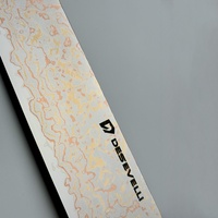 Couteau de chef professionnel damas forgé à la main japonais 33 couches couteau Santoku damas