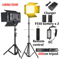 Nouvelle lampe de studio photo LED U800 U600 40W 50W, panneau lumineux portable pour l'enregistrement vidéo et l'éclairage de jeux en direct