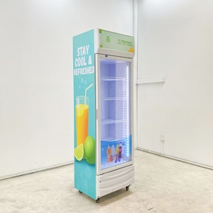 Réfrigérateur-Congélateur Vertical d'Exposition pour Supermarché, 1/2/3 Portes Vitrées, Réfrigérateur à Bières/Boissons - Product Image 3