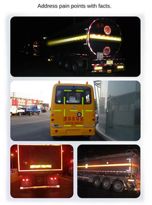 <span class=keywords><strong>Bande</strong></span> réfléchissante prismatique à haute réflectivité, autocollant réflecteur, <span class=keywords><strong>bande</strong></span> réfléchissante blanche et jaune pour le marquage des camions, des remorques et des voitures - Product Image 4