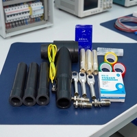 Connecteur de câble arrière de type T européen en cuivre EPDM 10 kV 630 A IP68, raccord de branche de câble moyenne tension