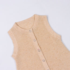 Mameluco de Bebé de Lujo 100% Algodón, Suéter de Punto para Primavera, Unisex, Cierre con Botones a Presión - Product Image 4