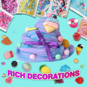 Kit de slime au beurre pour gâteaux, 15 pièces, slime non collant et super doux, jouet de slime DIY, cadeau de fête pour garçons, cadeaux d'anniversaire pour enfants - Product Image 3