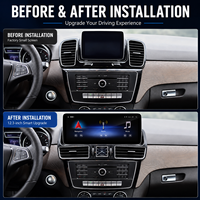 Écrans de navigation Android 12,3 pouces pour Mercedes-Benz GLE/GLS W166 X166 2015-2019 NTG5.0