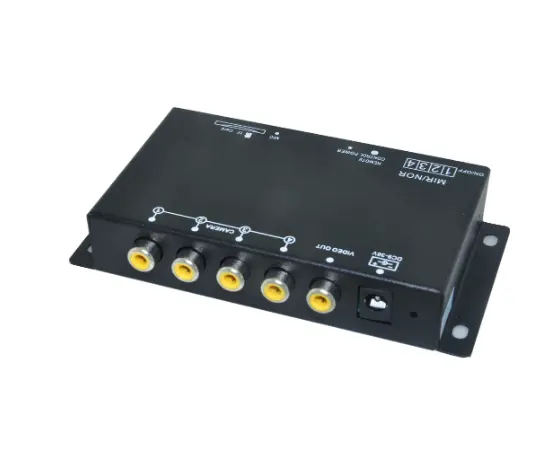 Auto DVR Recorder 9-36V/Einparkhilfe Video Switch Combiner Box 360 Grad linke/rechte/vordere/hintere Kamera