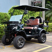 Voiture de golf électrique personnalisable, nouveau modèle ES, châssis haut, sièges confortables, 4 passagers, avec batterie au lithium 72V