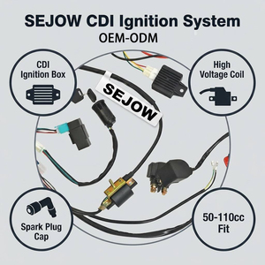 Kit Kabel Kelistrikan Lengkap SEJOW ATV Dirt Bike 50 70 90 110cc, CDI, Koil Pengapian, Stator, Rectifier, Plug and Play - Product Image 1