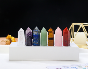 Bán Buôn Đá Quý Tự Nhiên Đá Chữa Bệnh Điểm Duy Nhất Bảy <span class=keywords><strong>Chakra</strong></span> Crystal Set - Product Image 5